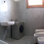 bagno in resina spatolata